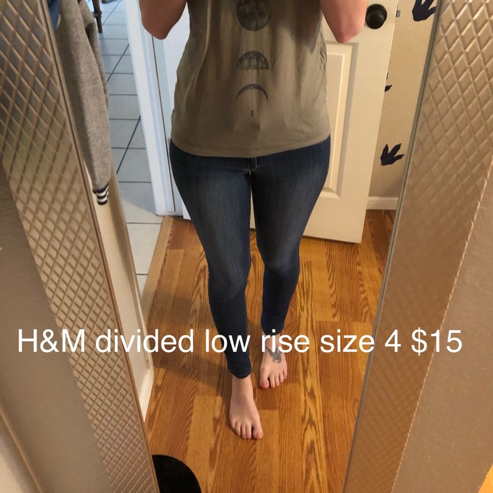 H&M low rise jeans